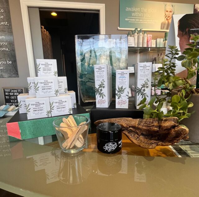 Tenacious Seed Full Spectrum CBD product display at The Best Body Co